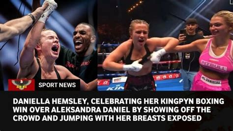 Kingpyn Boxing results: Daniella Hemsley flashes audience